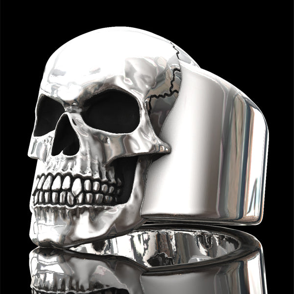 Memento Mori Skull Ring Sterling Silver - "Memento Mori"