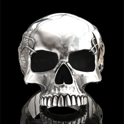 Memento Mori Skull Ring Sterling Silver - "Memento Mori"