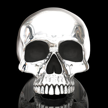 Gothic Skull Sterling Silver Ring