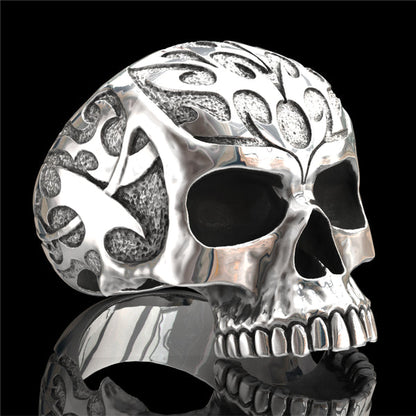 Memento Mori Skull Ring Sterling Silver - "Memento Mori"