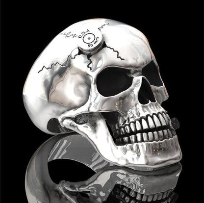 Memento Mori Skull Ring Sterling Silver - "Memento Mori"