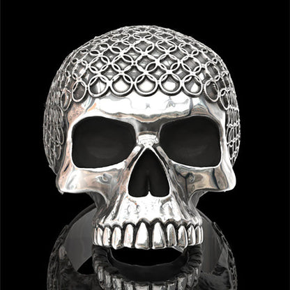 Memento Mori Skull Ring Sterling Silver - "Memento Mori"